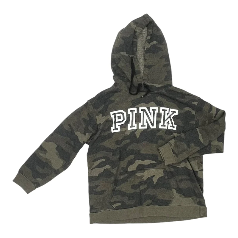 Sweatshirt Hoodie By Pink In Camouflage Print, Size:L