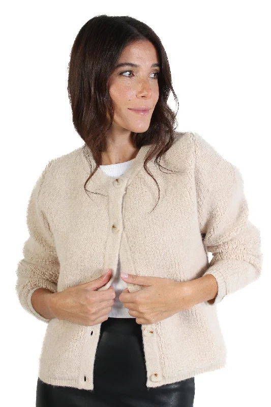 Ellie Sand Sherpa Jacket