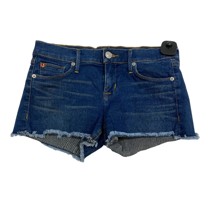 Blue Denim Shorts Designer Hudson, Size 2