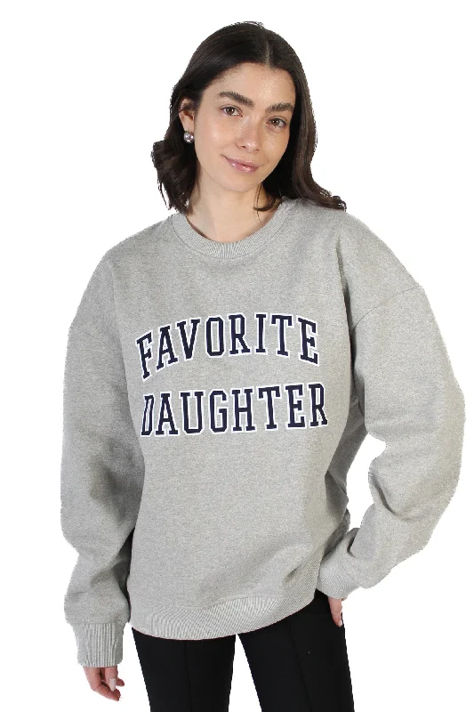 Heather Grey Collegiate Sweatshirt