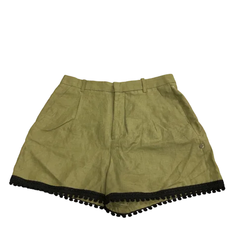 Green Shorts Zara Basic, Size M