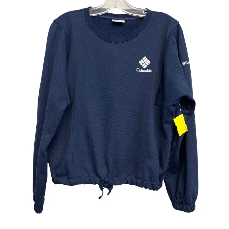 Athletic Sweatshirt Crewneck By Columbia In Navy, Size:S