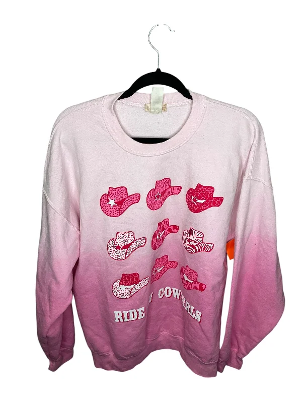 Sweatshirt Crewneck By Altard State In Pink, Size: L