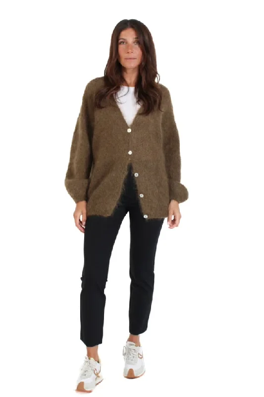 Brown Cornelia Cardigan