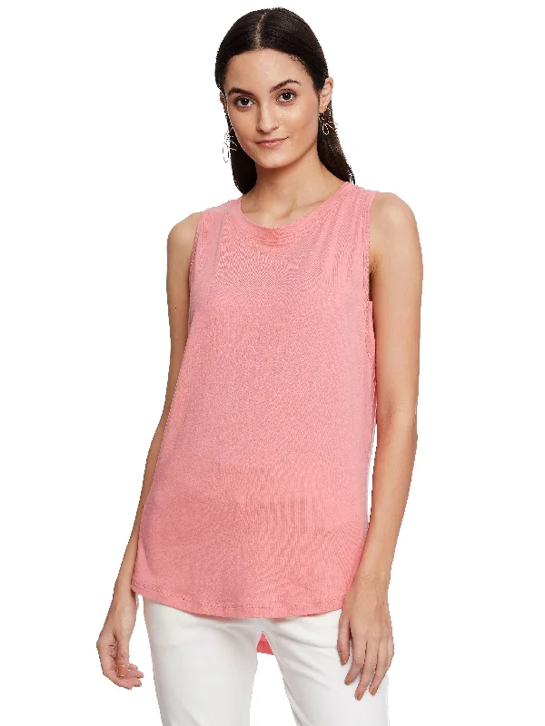 RESTORE MUSCLE TEE TANK (DUSTY PINK)