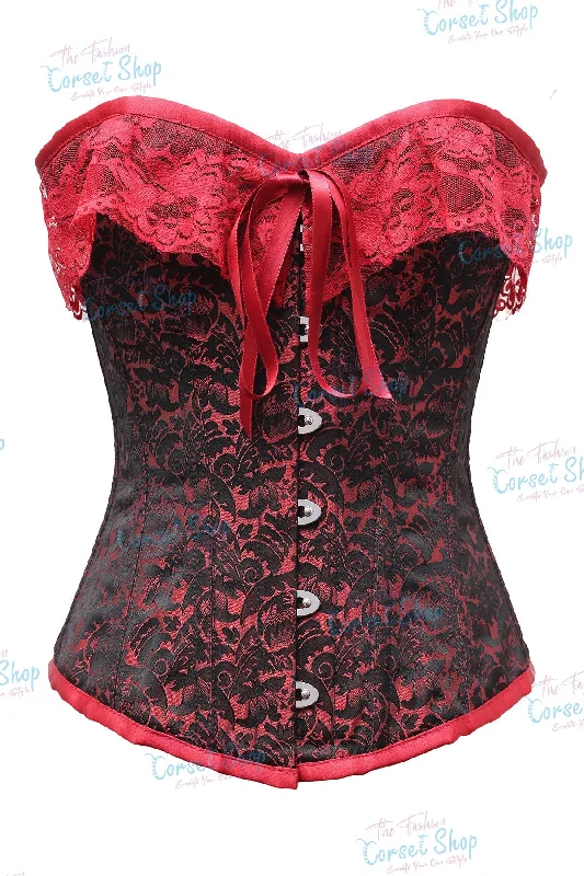 Bronte Brocade Overbust Corset