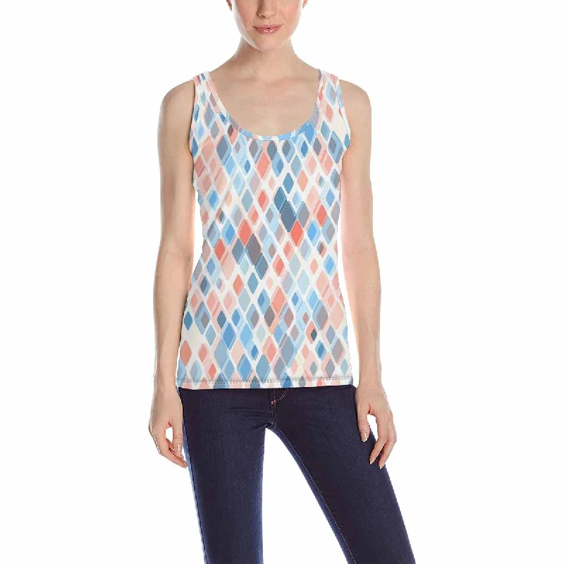 Women's Tank Top print with pattern with small spots