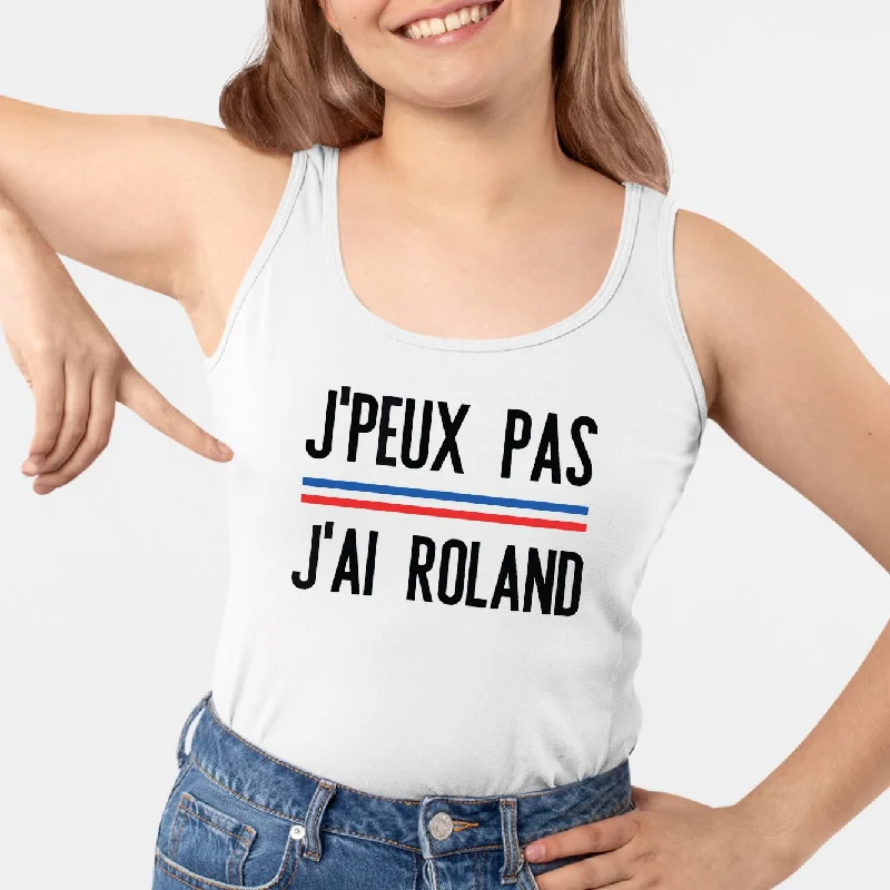 Débardeur Femme J'peux pas j'ai Roland