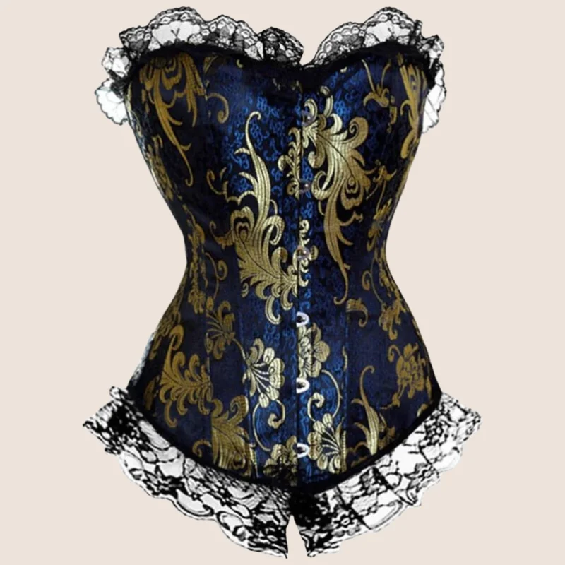 Corset Top Waist Printed Clothing