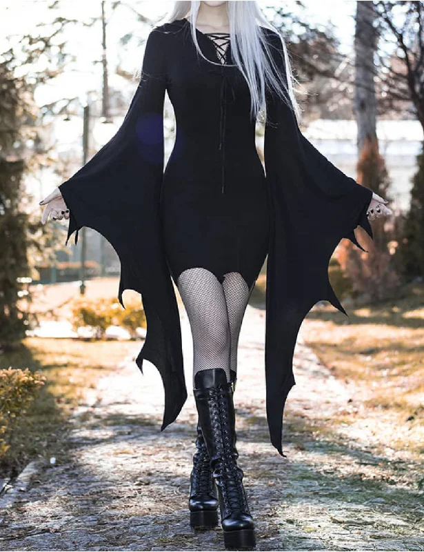 Halloween sexy bat sleeve costume