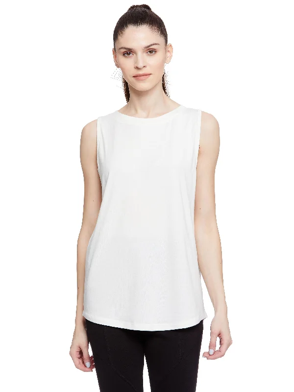 RACHEL MUSCLE TEE TANK (OFF WHITE)