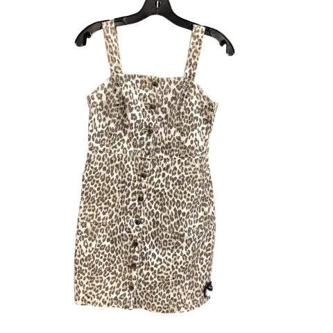 Animal Print Dress Casual Short Thread And Supply, Size Xs