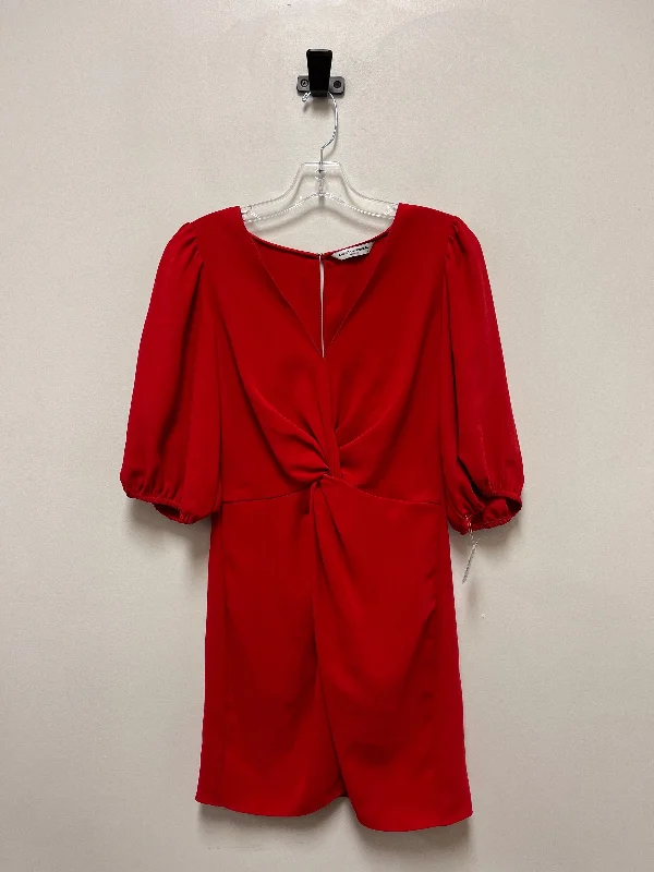 Red Dress Casual Short Amanda Uprichard, Size S