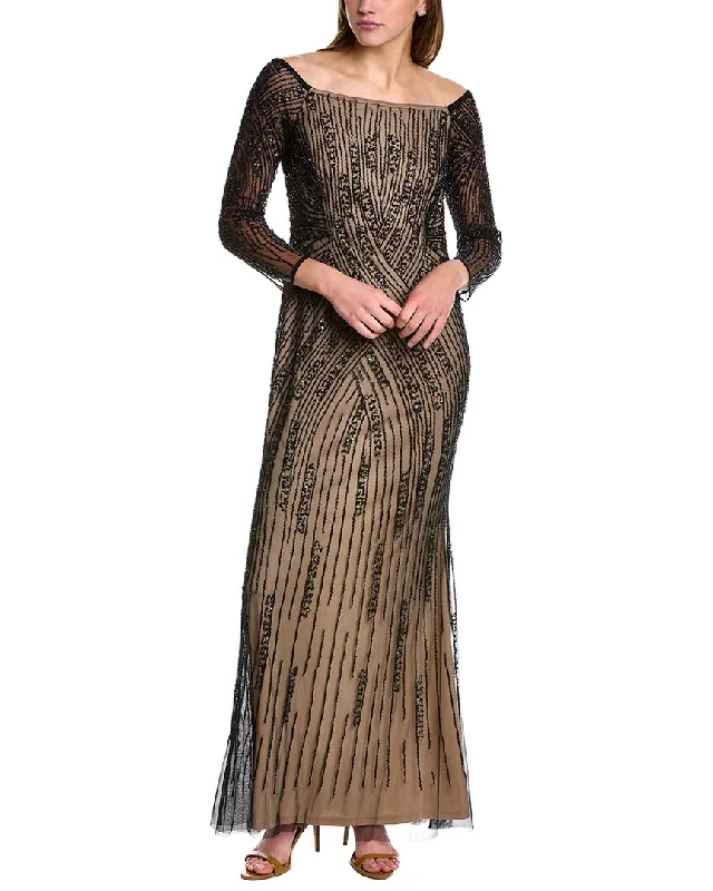 Adrianna Papell Beaded Gown