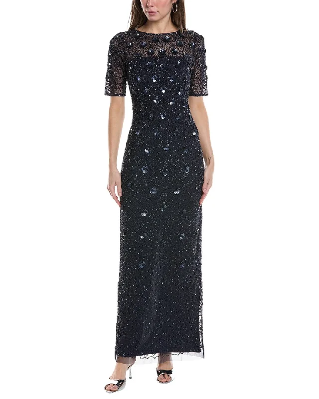 Adrianna Papell Beaded Gown