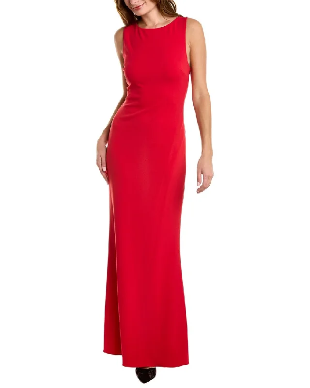 Badgley Mischka Crisscross Gown