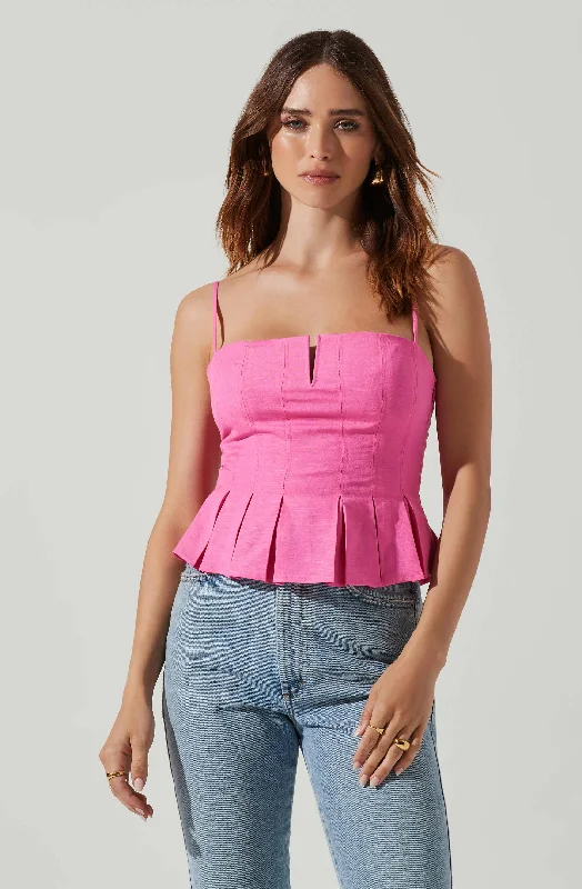 Rhoda Pleated Top