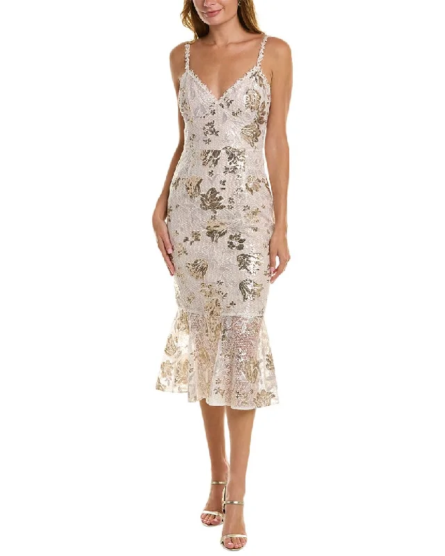 Marchesa Notte Sleeveless Gown