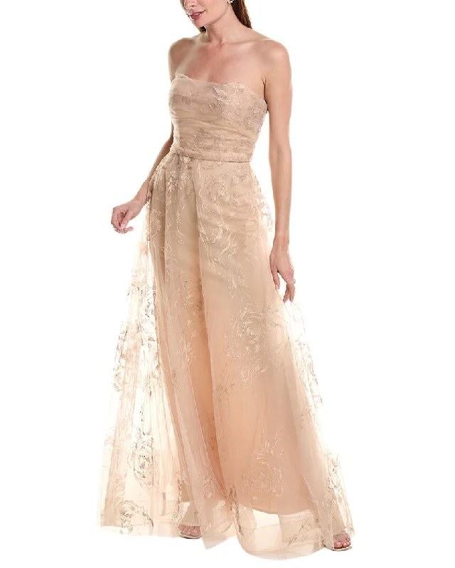 Rene Ruiz Off-The-Shoulder Gown