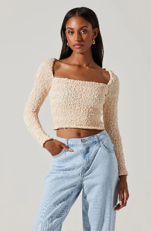 Sorrel Cropped Long Sleeve Top