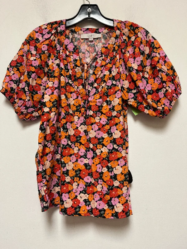 Top Short Sleeve By Loft  Size: Xs