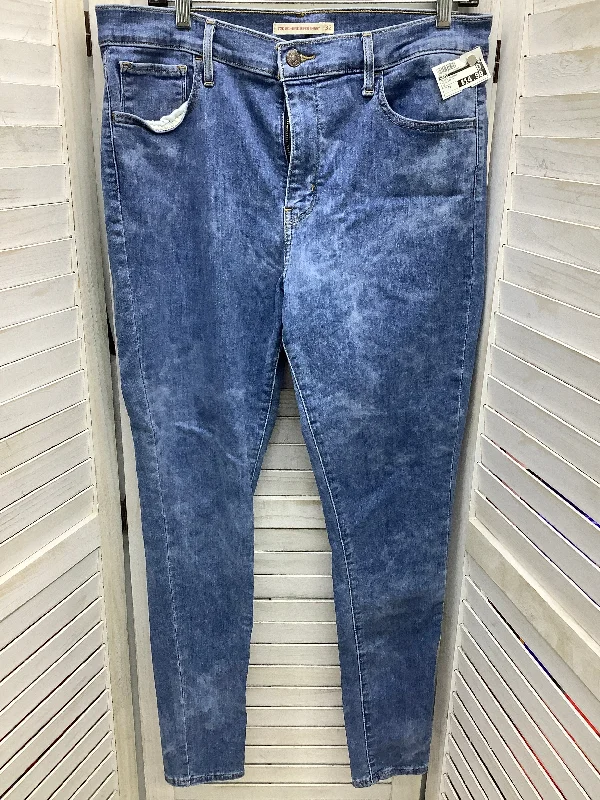 Blue Denim Jeans Skinny Levis, Size 12