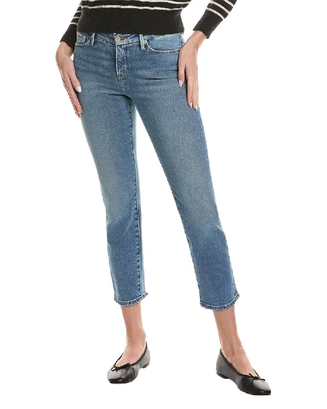 GOOD AMERICAN Good Classic Low Waist Straight Jean