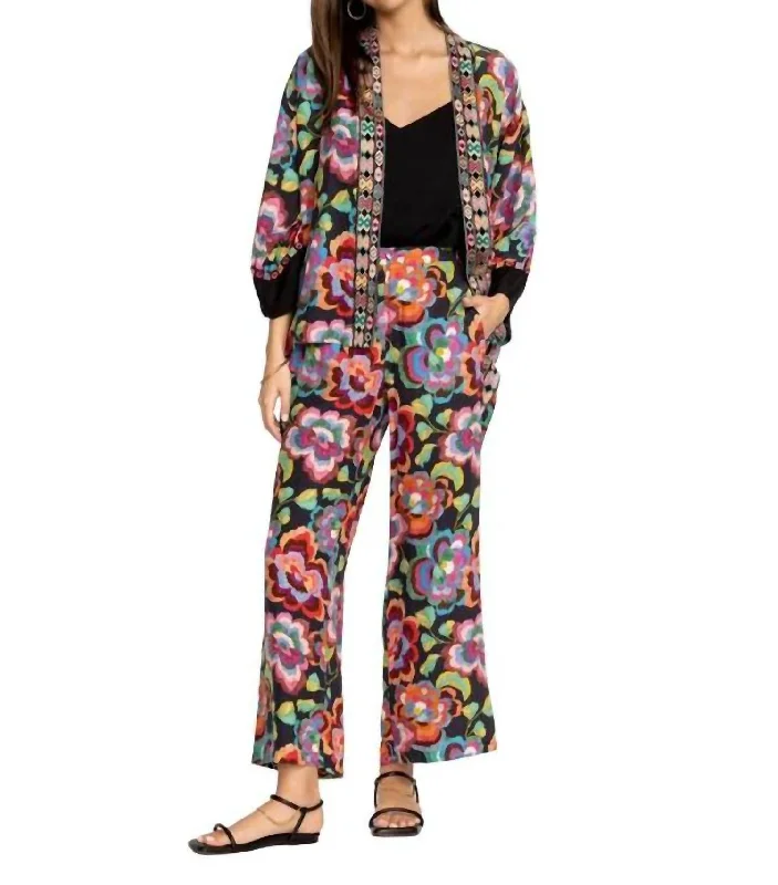 Calanthe Effortless Pant In Multi