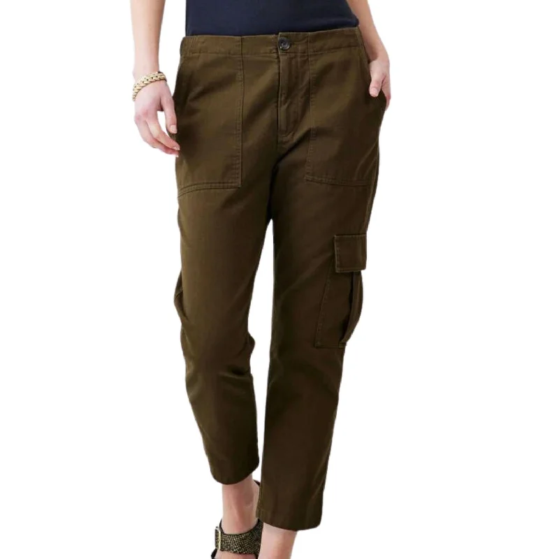 Charlie Cargo Pant In Olive