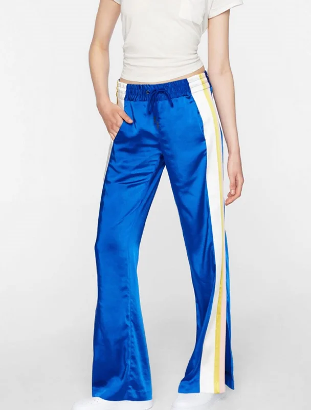 Triple Stripe Track Pant In Blue