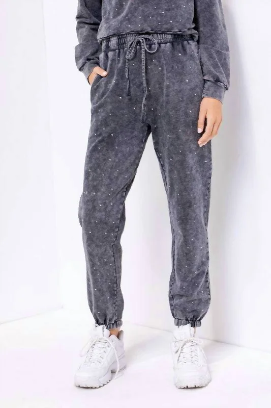 Under The Stars Sweat Pants In Grey