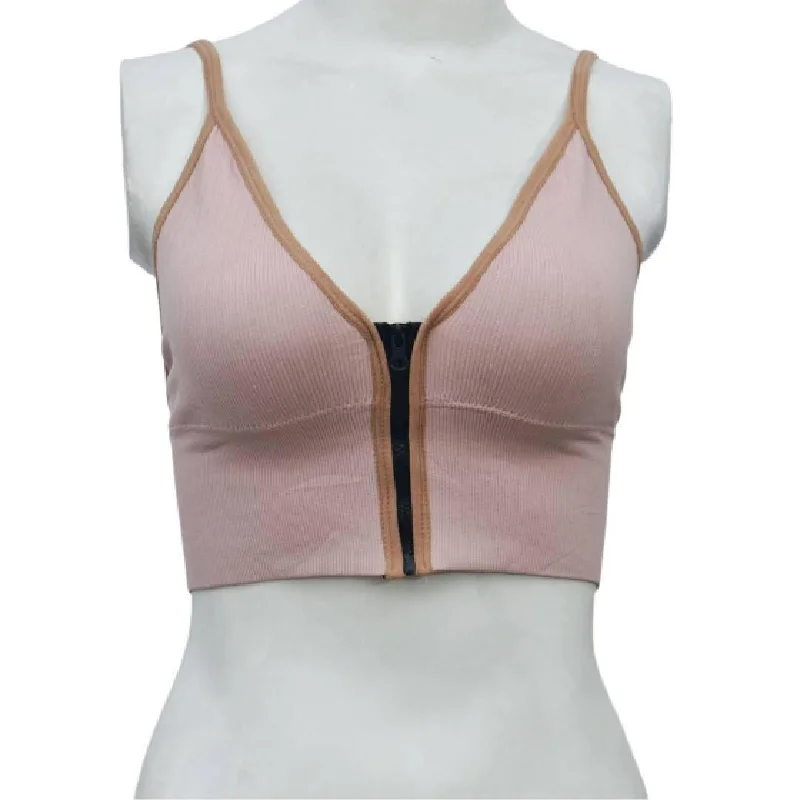 Best Sports Bra Front Open Bra Cotton Bra with Front Zipper for Frozen Shoulder Crop Top Bra