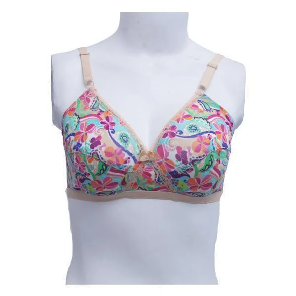 Online Beach Splash Floral Bra for Special Events at Lowest