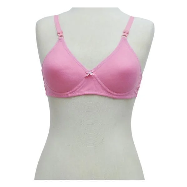 Wirefree Padded Bra Classic Matching Bra Best Cotton Bra for Everyday Comfy Bra