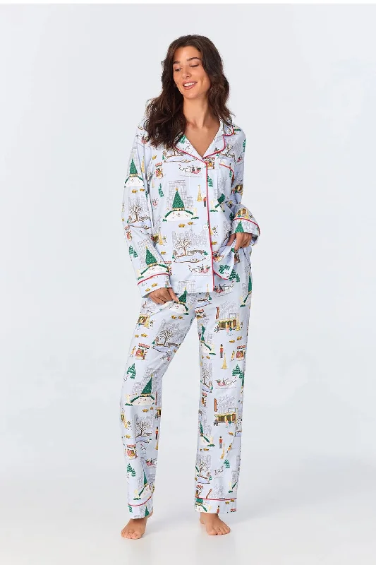 Holiday in the City Long Sleeve Classic PJ Set