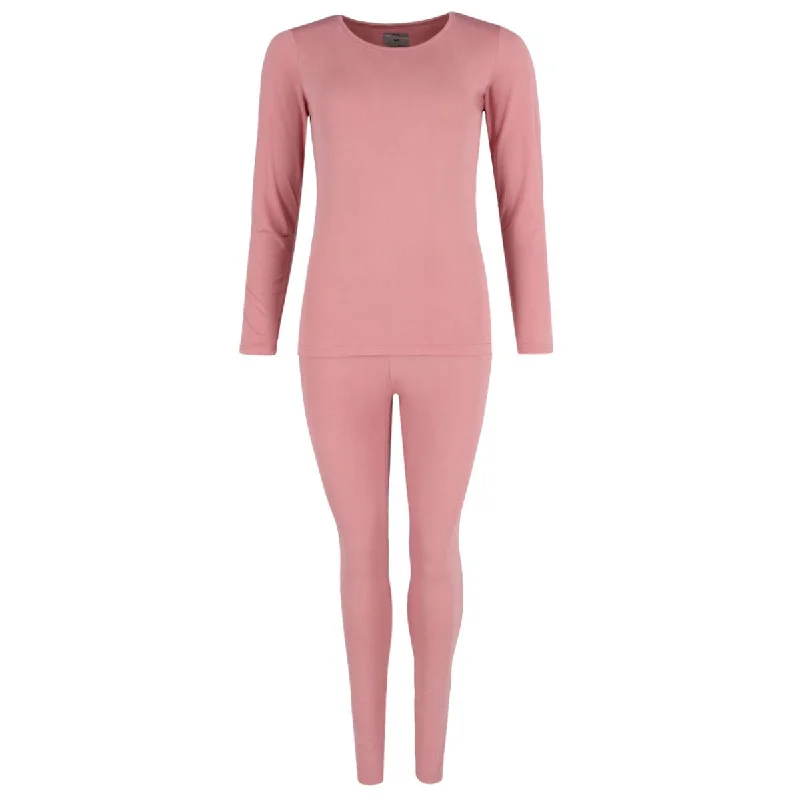 Women's Thermal Underwear Long Sleeve and Pant Set